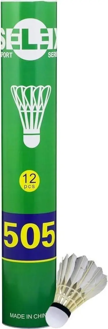 Selex 505 Kaz Tüyü 12'li Badminton Topu