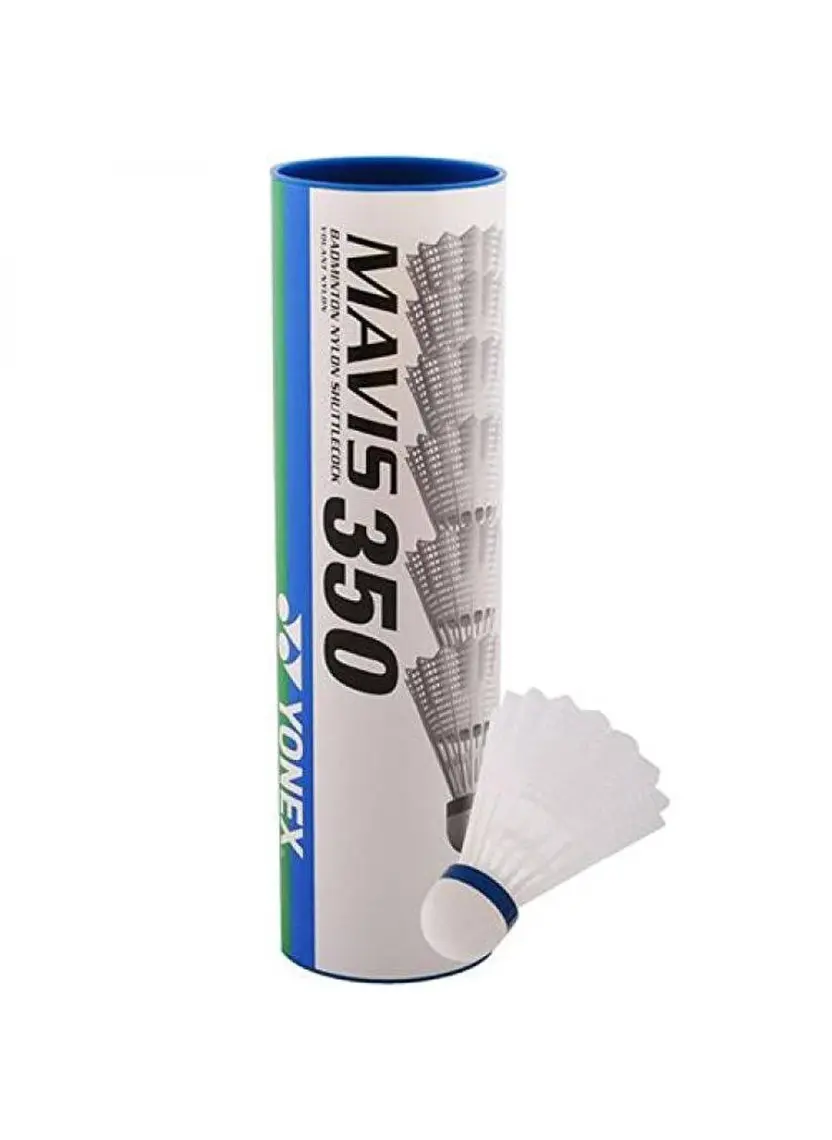 Yonex Mavis 350 6 lı Badminton Topu Beyaz