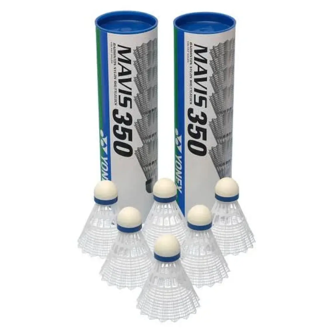 Yonex Mavis 350 6 lı Badminton Topu Beyaz