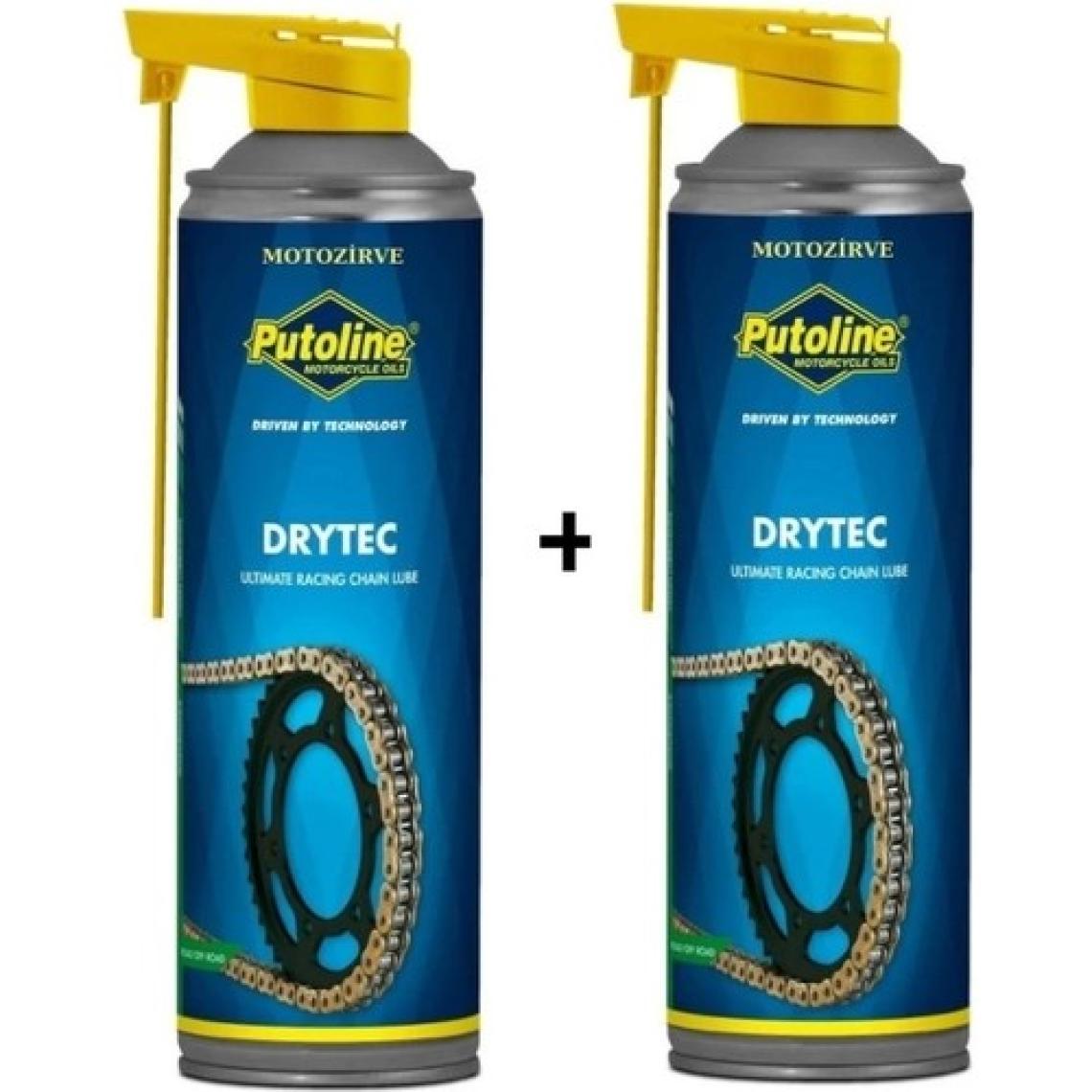 Putoline Drytec Race Yarış Zincir Yağı Spreyi 500 Ml- 2 Adet
