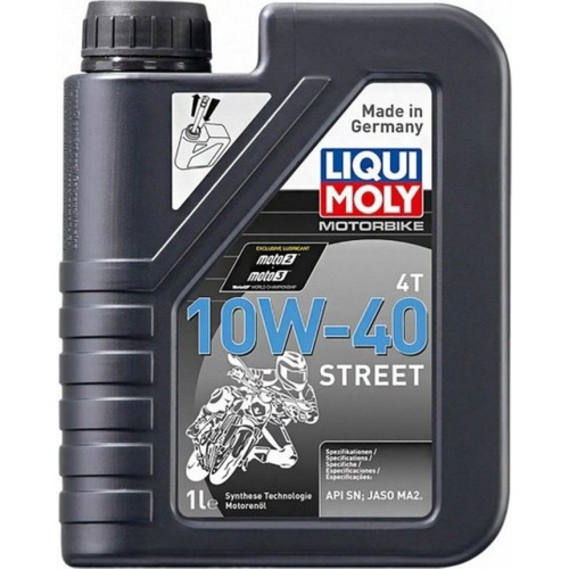 Lıquı Moly Liqui Moly 10W-40 Street / (10W40) 4T Sentetik Motor Yağı (1L)