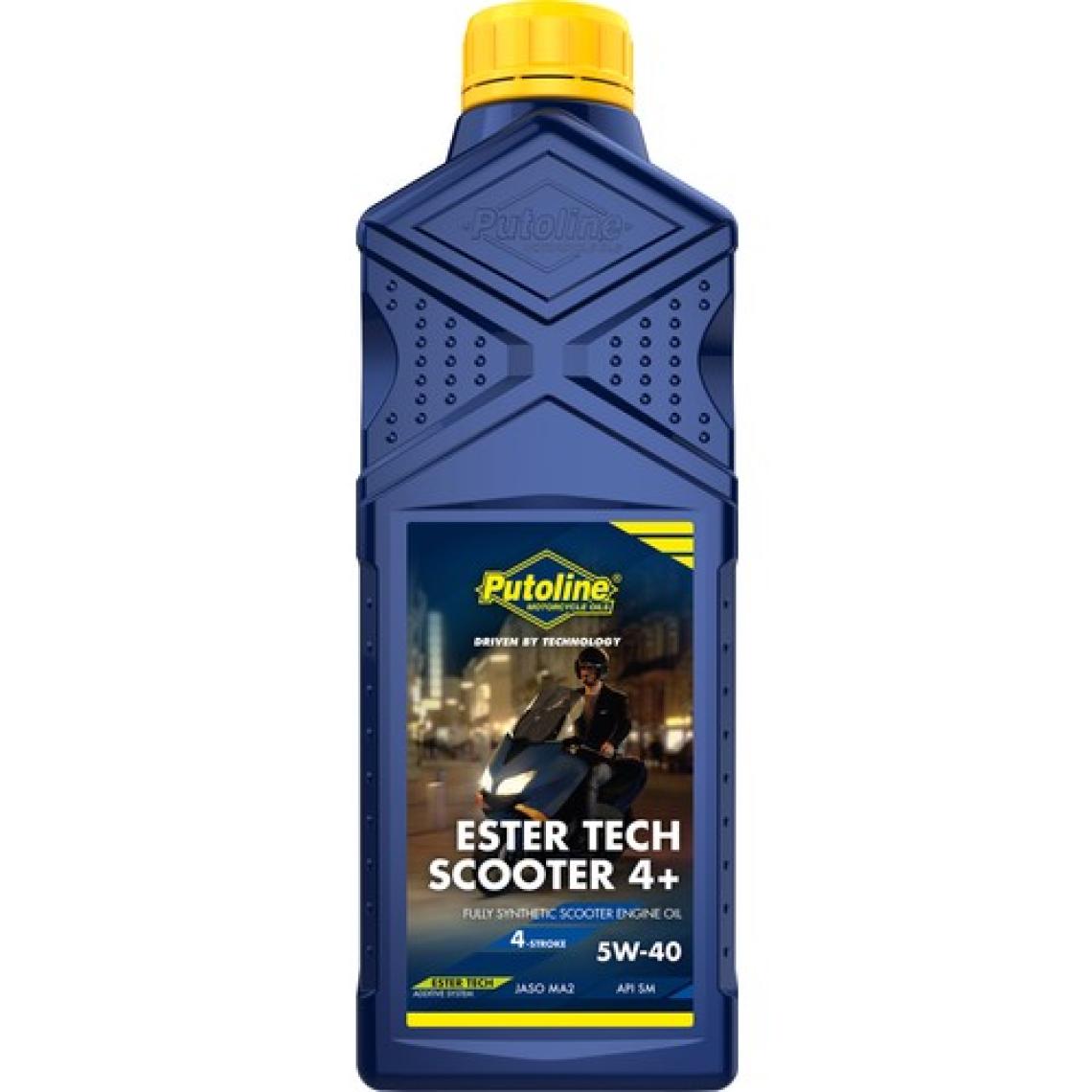 Putoline Ester Tech Scooter 4+ 5W-40 1 lt Motor Yağı
