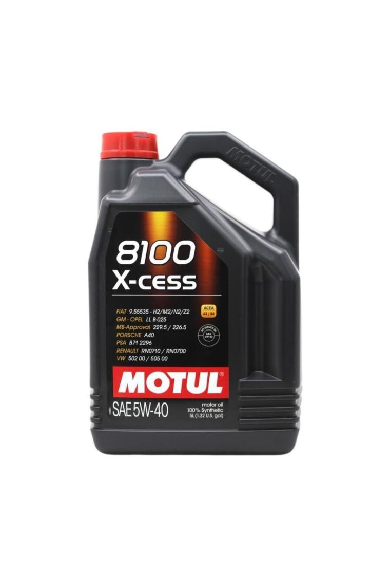 Motul 8100 X-Cess 5W-40 5 lt Motor Yağı