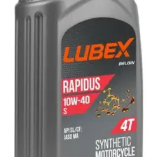 Lubex Rapidus S 10W/40 1 Lt - 4 Zamanlı Motosiklet Yağı