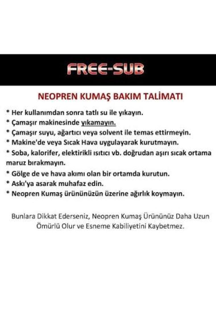 Free-Sub Diver Pro 3mm Aspendos Neopren Dalış Eldiveni