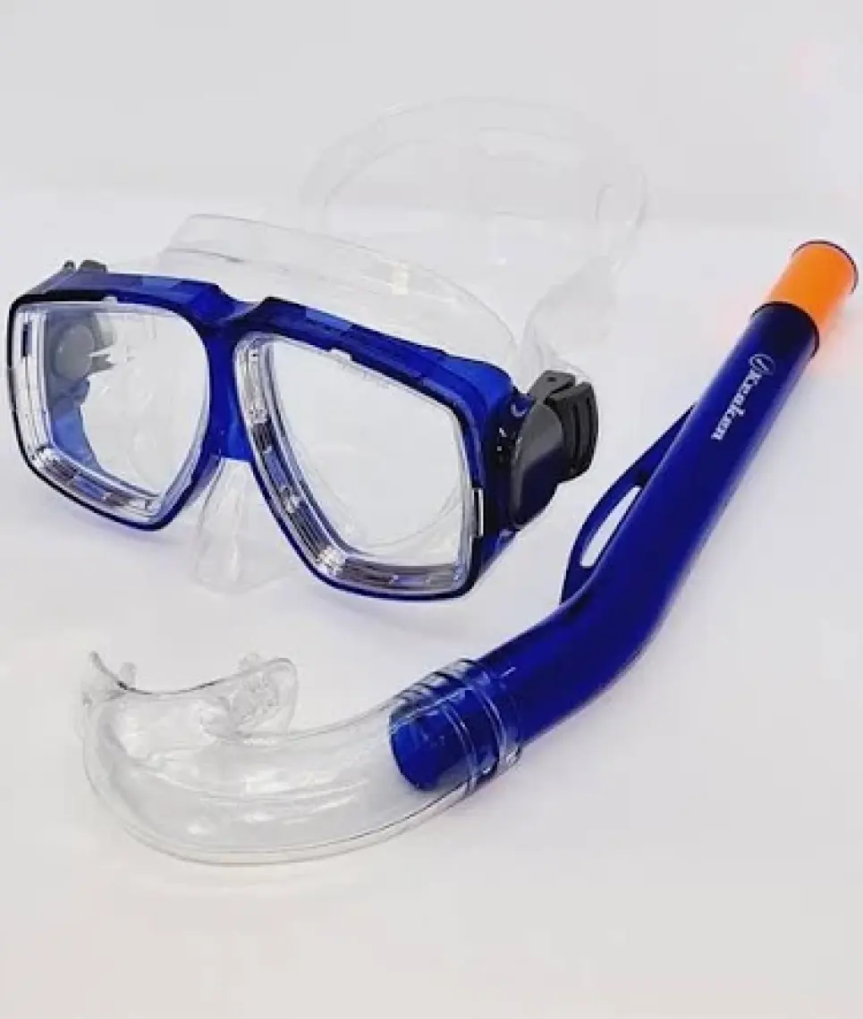 Kraken Maske Şnorkel Set M366/SN67 Sarı