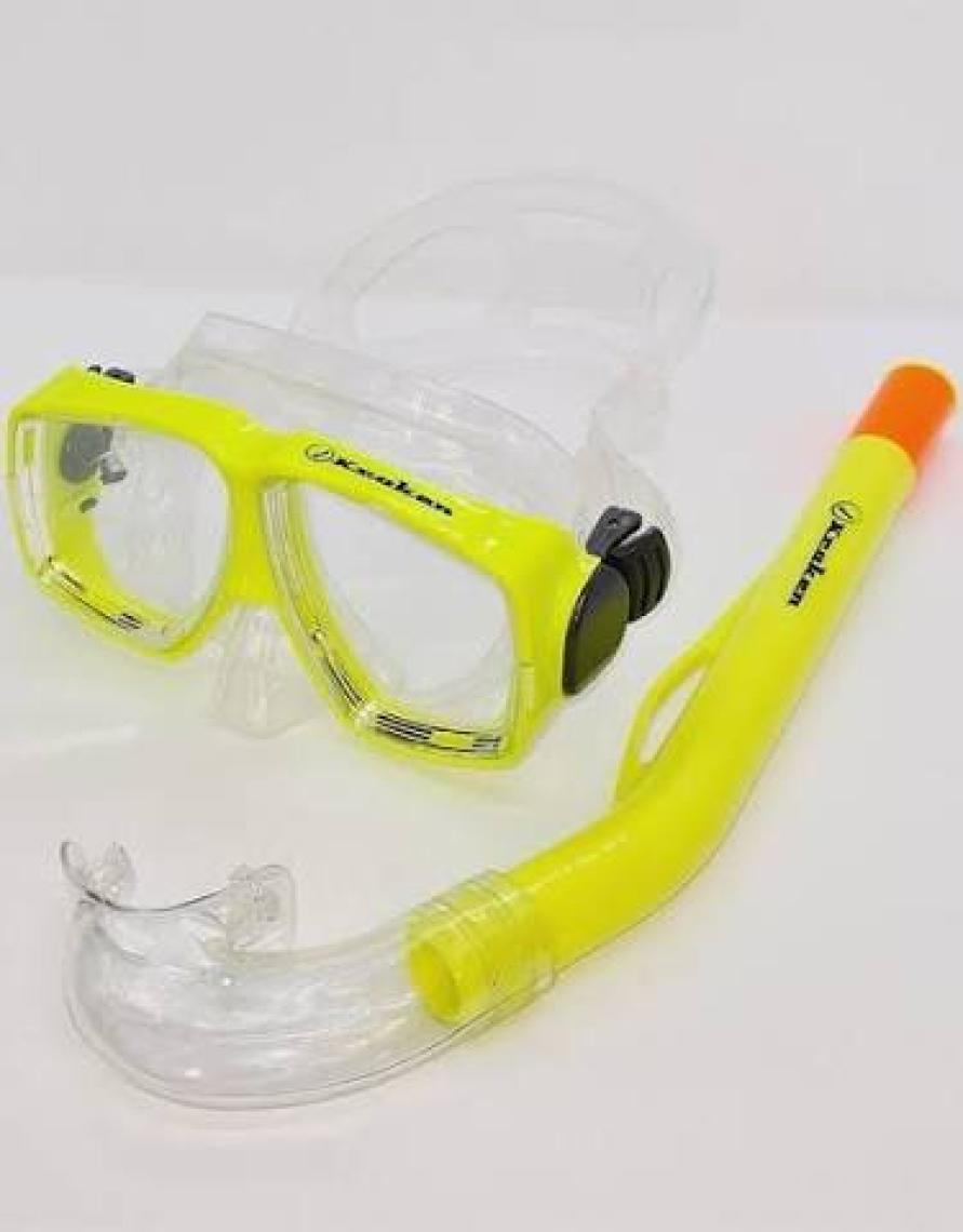 Kraken Maske Şnorkel Set M366/SN67 Mavi