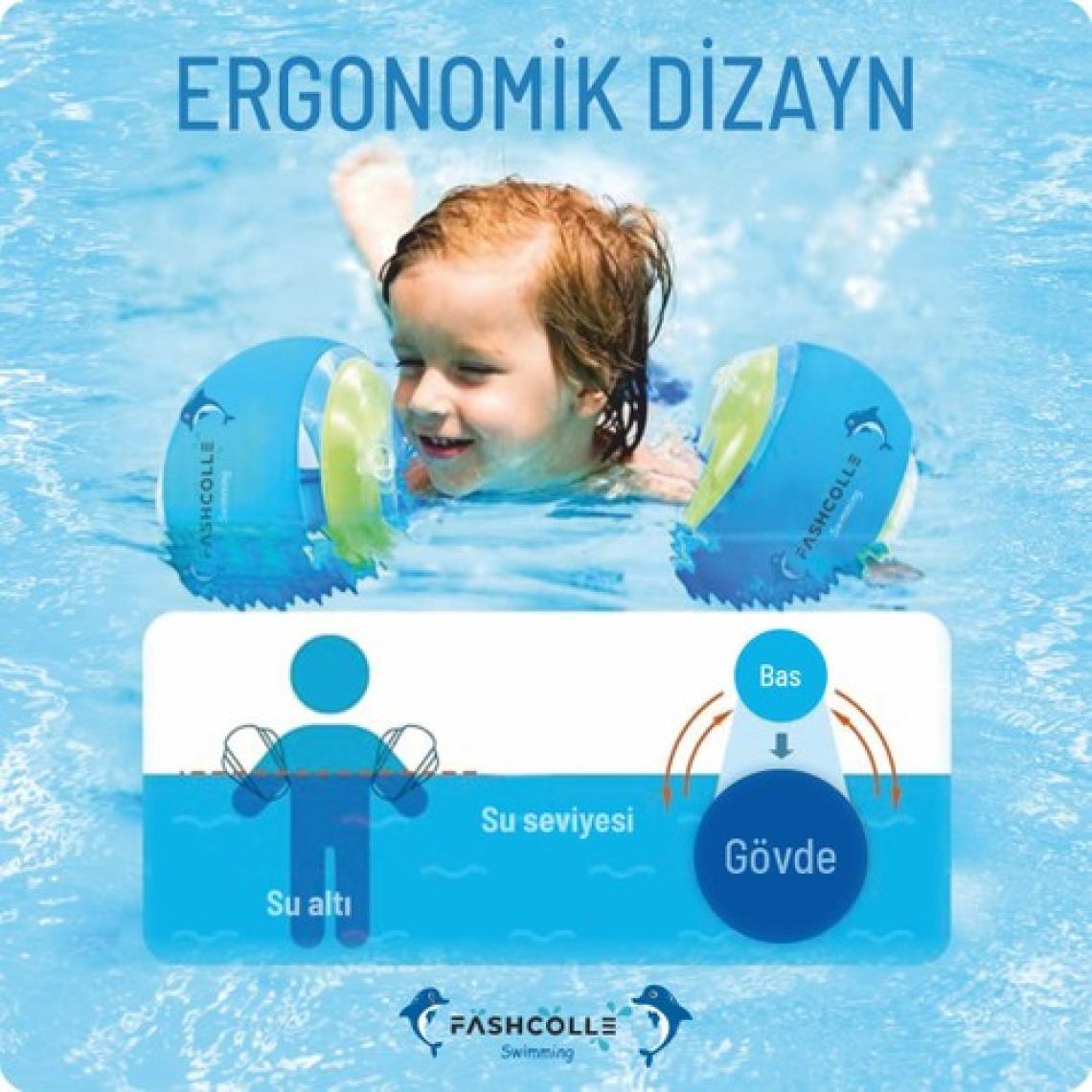 Fashcolle Small Beden Şişme Deniz Kolluğu 1-4 Yaş x 2 Adet