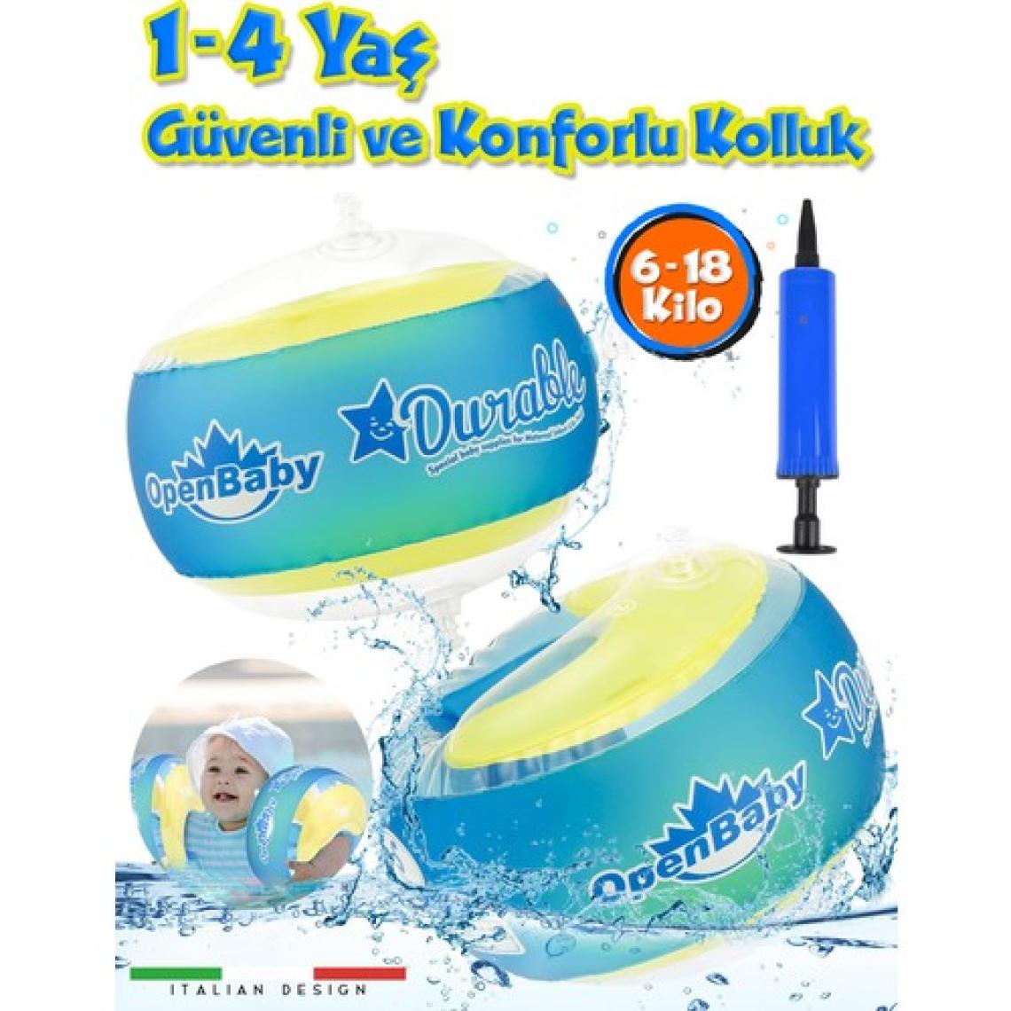 Circle Toys Yüzme Yardımcısı Şişme Deniz Kolluğu 1-4 Yaş 6-18 Kilo