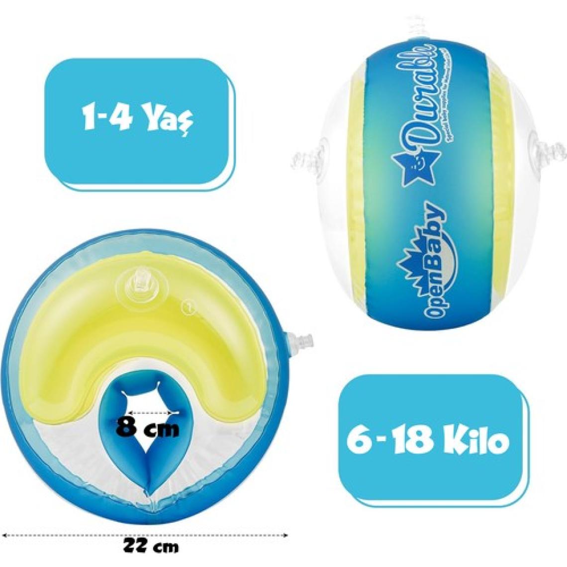 Circle Toys Yüzme Yardımcısı Şişme Deniz Kolluğu 1-4 Yaş 6-18 Kilo