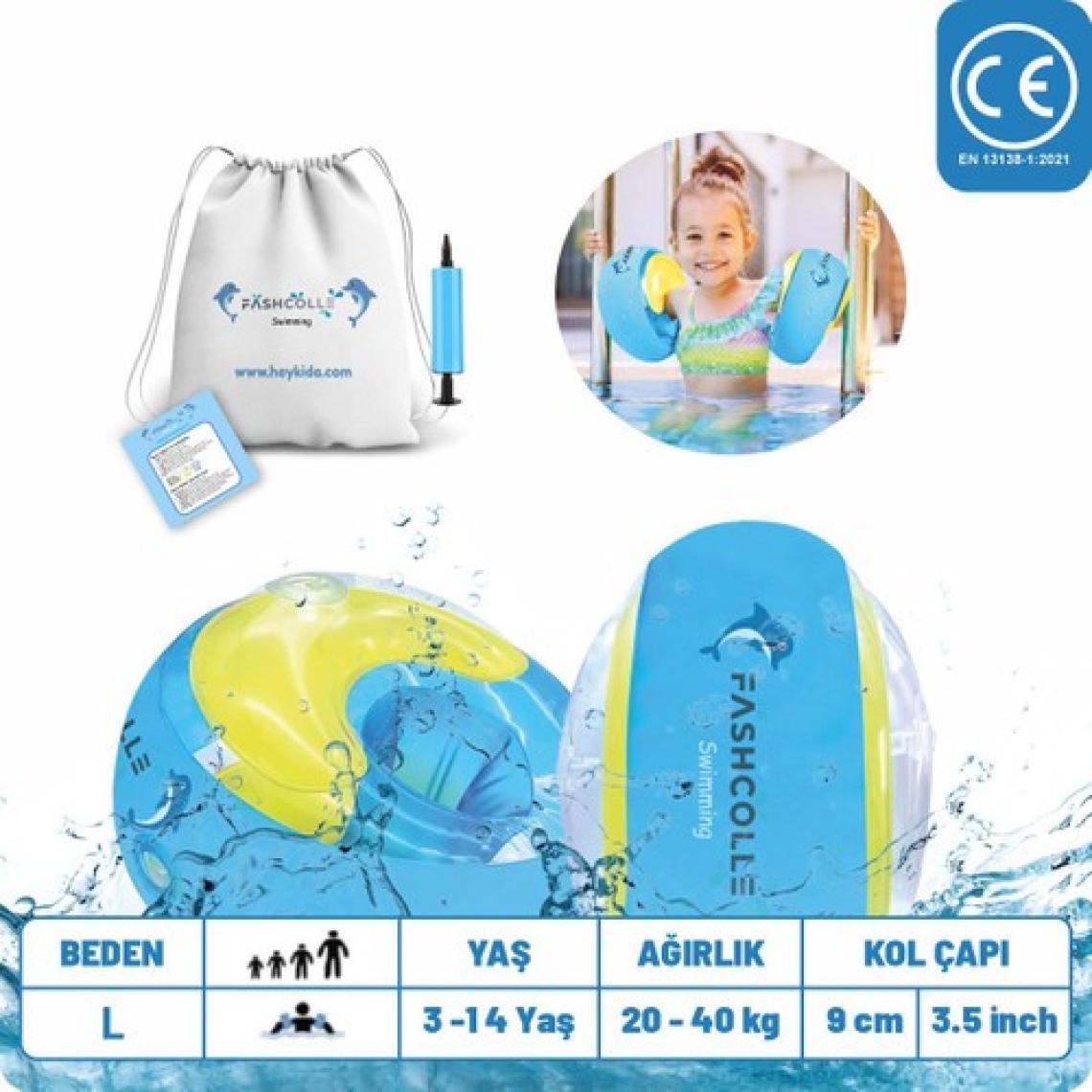 Fashcolle Large Beden Şişme Deniz Kolluğu 4-14 Yaş