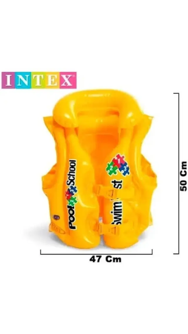 İntex Delux Boyunluklu Büyük Boy Can Yeleği