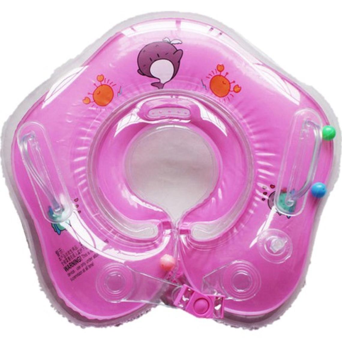 Momz Bebek Yüzme Boyun Simidi Pembe
