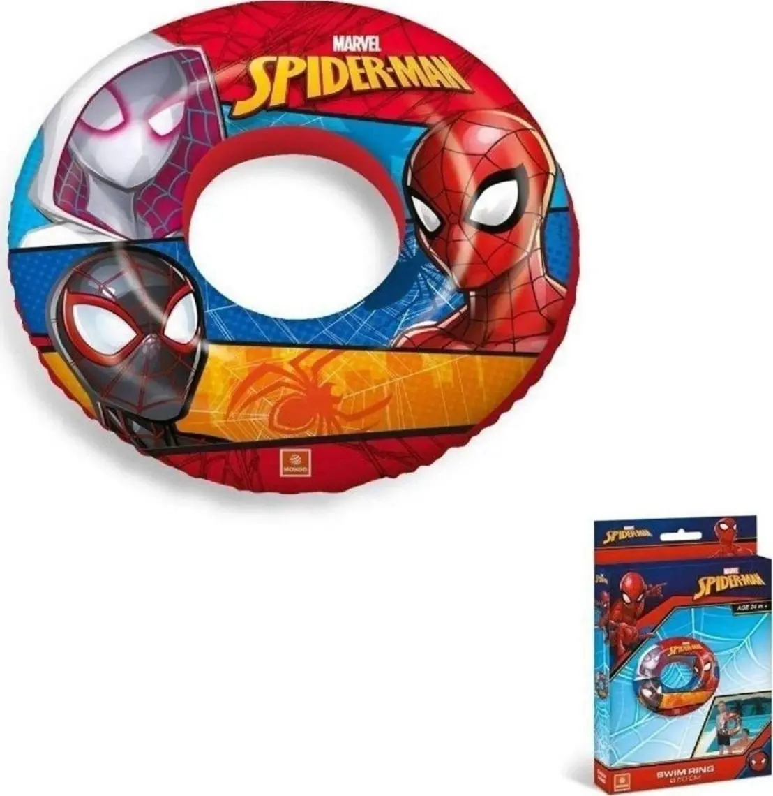Mondo Spiderman 50CM  Çocuk Yüzme Simit 16928