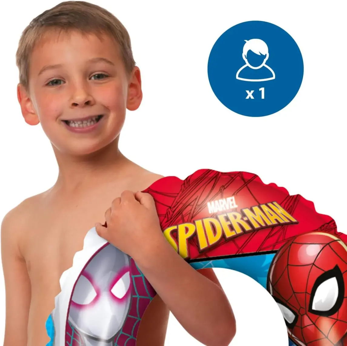 Mondo Spiderman 50CM  Çocuk Yüzme Simit 16928