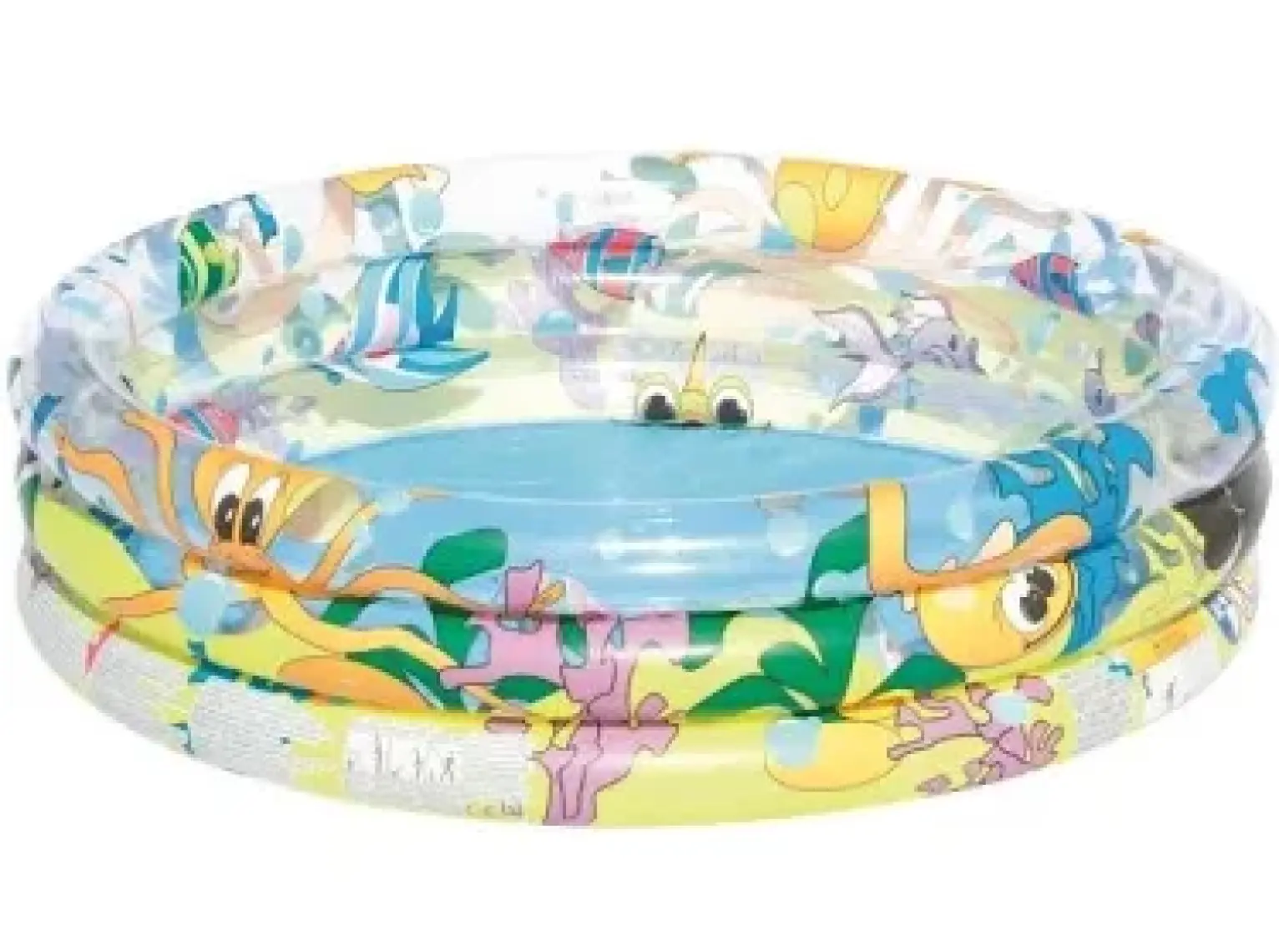 Bestway 3 Halkalı Deniz Yaşamı Desenli Çocuk Havuzu - 51008 ( 102 cm x 25 cm )
