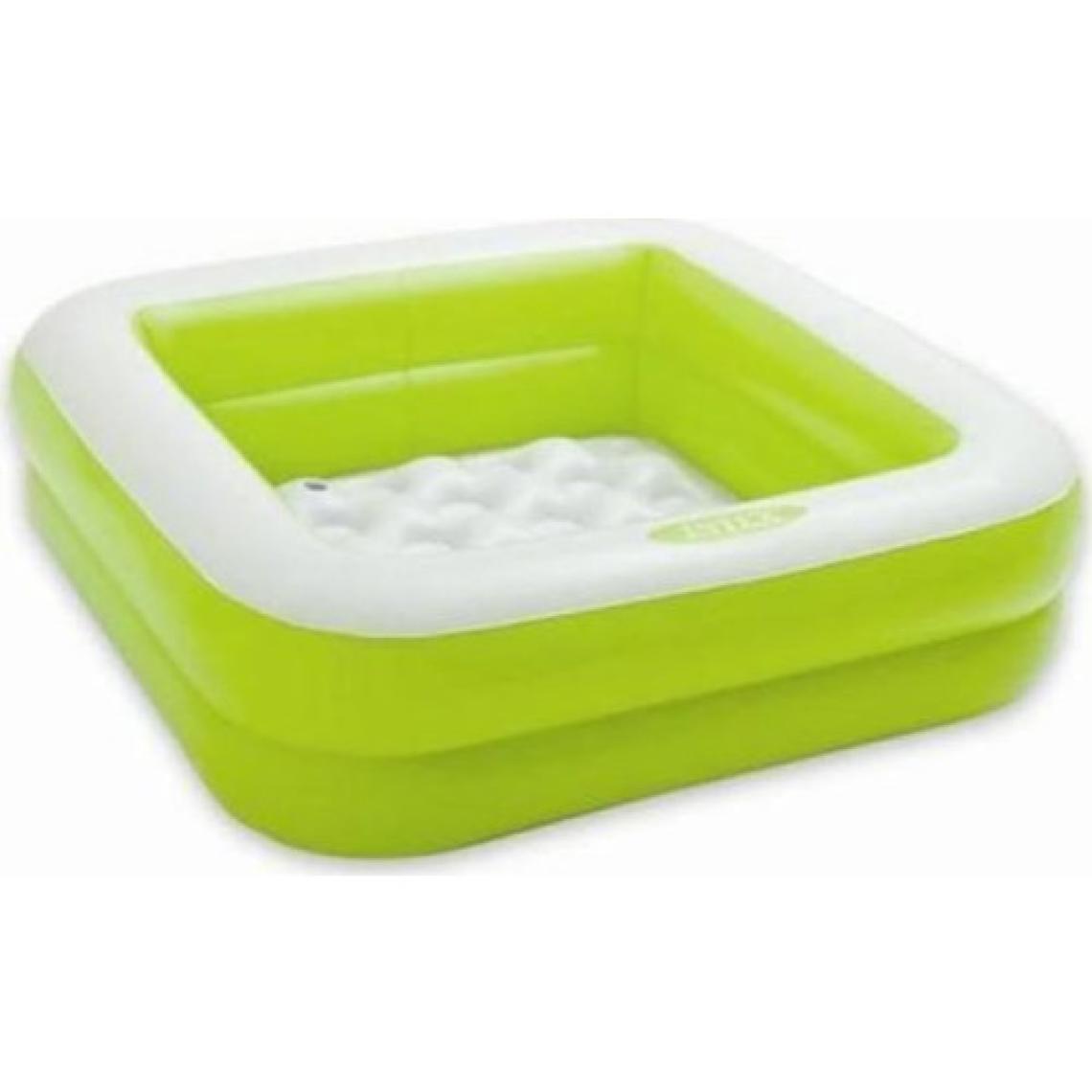Intex Vardem Mini Kare Şişme Taban Havuz 86 x 86 x 25 cm Yeşil