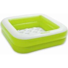 Intex Vardem Mini Kare Şişme Taban Havuz 86 x 86 x 25 cm Yeşil