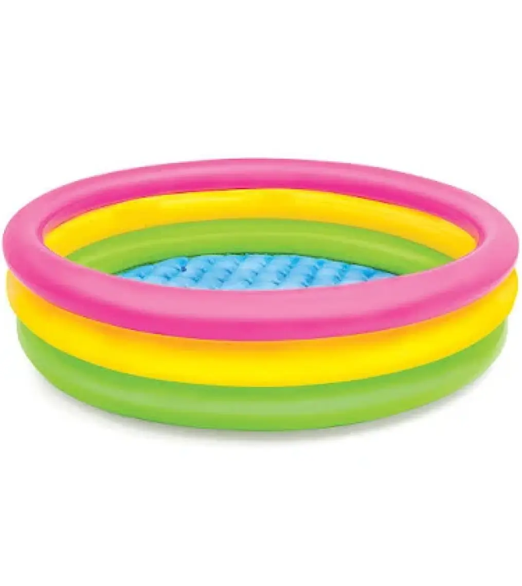 Intex Yumuşak Tabanlı Çocuk Havuzu 114 x 25 cm  Pompa