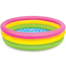 Intex Yumuşak Tabanlı Çocuk Havuzu 114 x 25 cm  Pompa