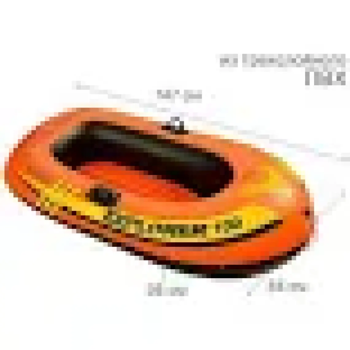 Vardem Oyuncak IB58329 Explorer Şişme Bot 100 55 kg 147X84X36 -Intex