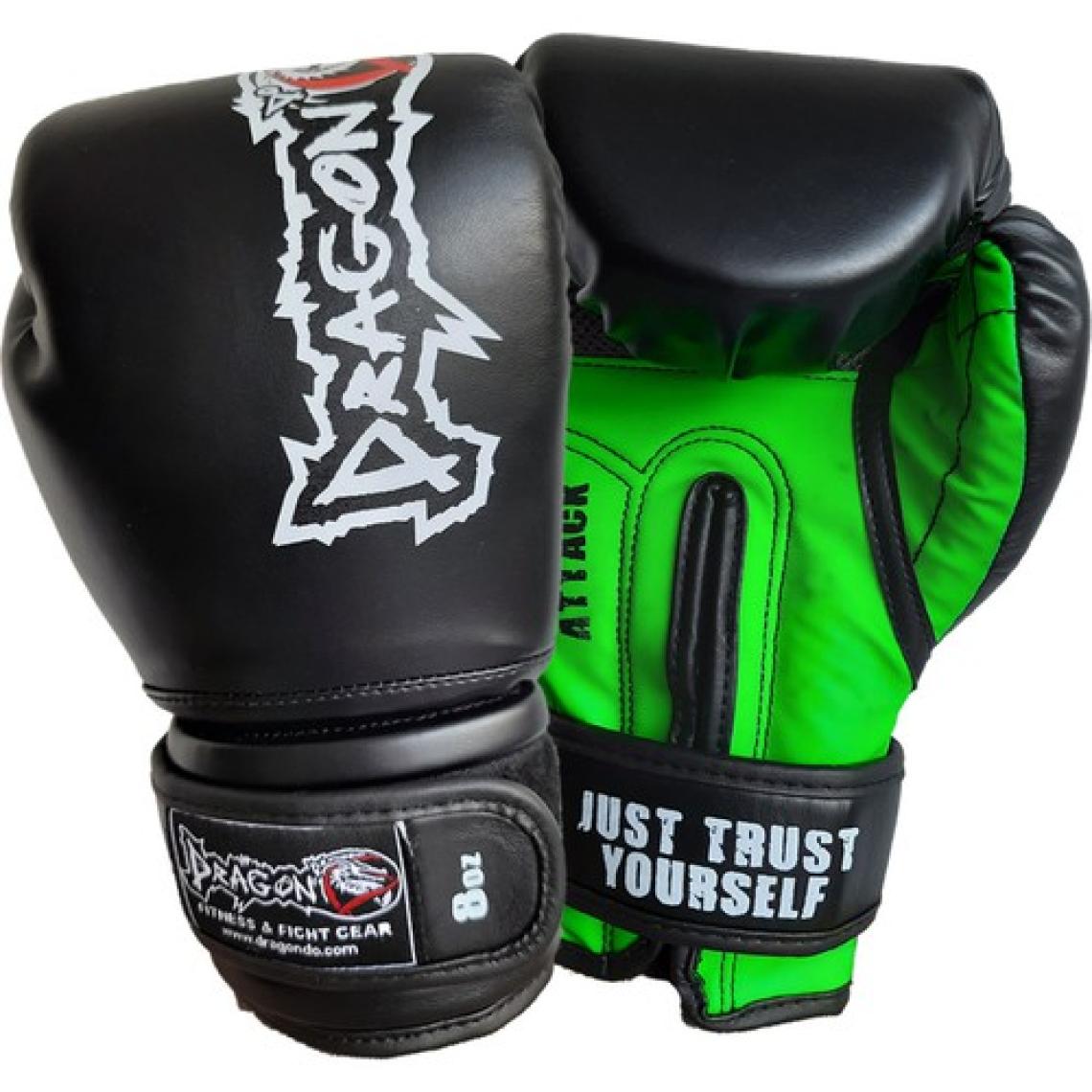 Dragon Attack Boks Eldiveni Kick Boks Muay Thai Boks Eldiveni ve Bandaj 2'li Set