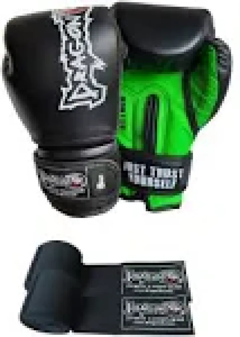 Dragon Attack Boks Eldiveni Kick Boks Muay Thai Boks Eldiveni ve Bandaj 2'li Set
