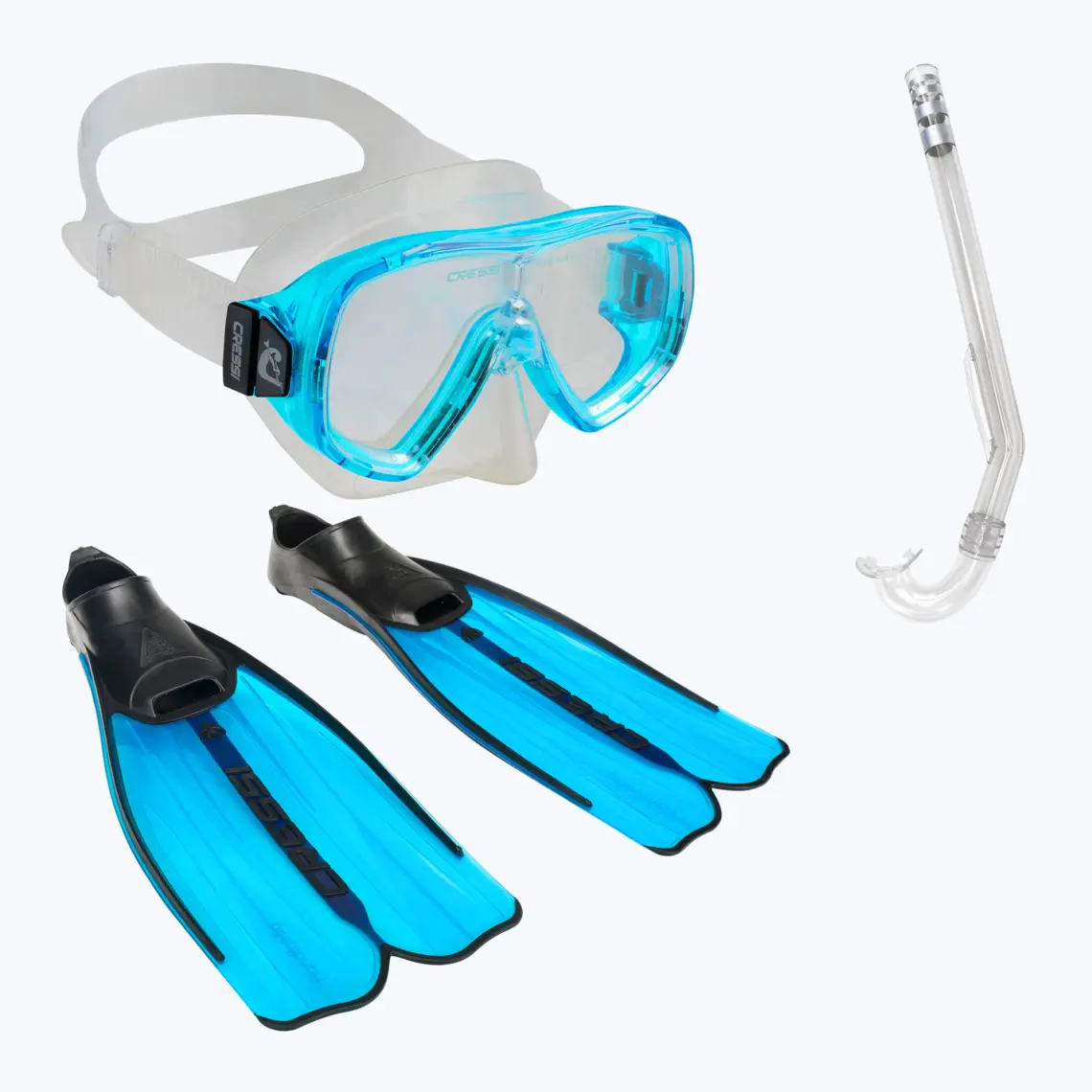 Cressi Rondinella Palet Maske Şnorkel Seti