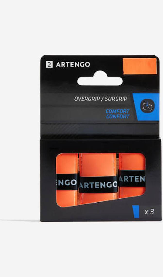Decathlon ARTENGO Tenis Overgrip - Siyah - 3 Adet - Comfort
