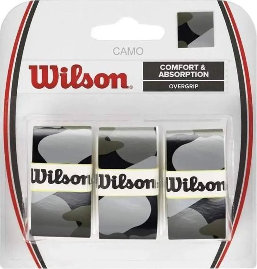 Wilson Camo Overgrıp Siyah Unisex Tenis Malzemeleri WRZ470830
