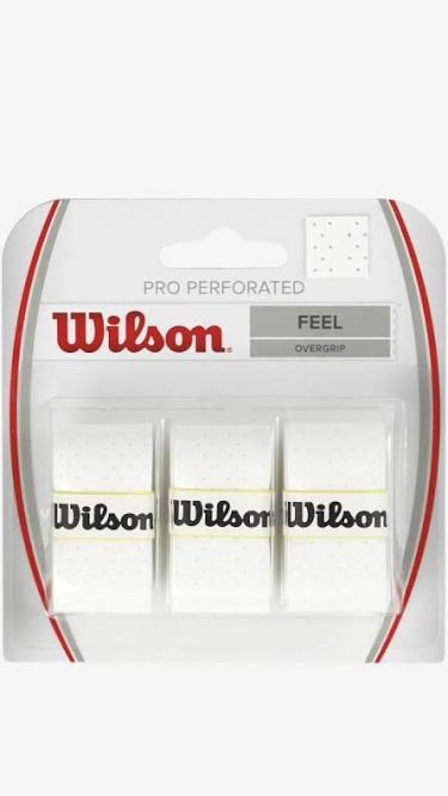 Wilson Tenis Gribi Pro Over Grip Perforated Whıte Grip
