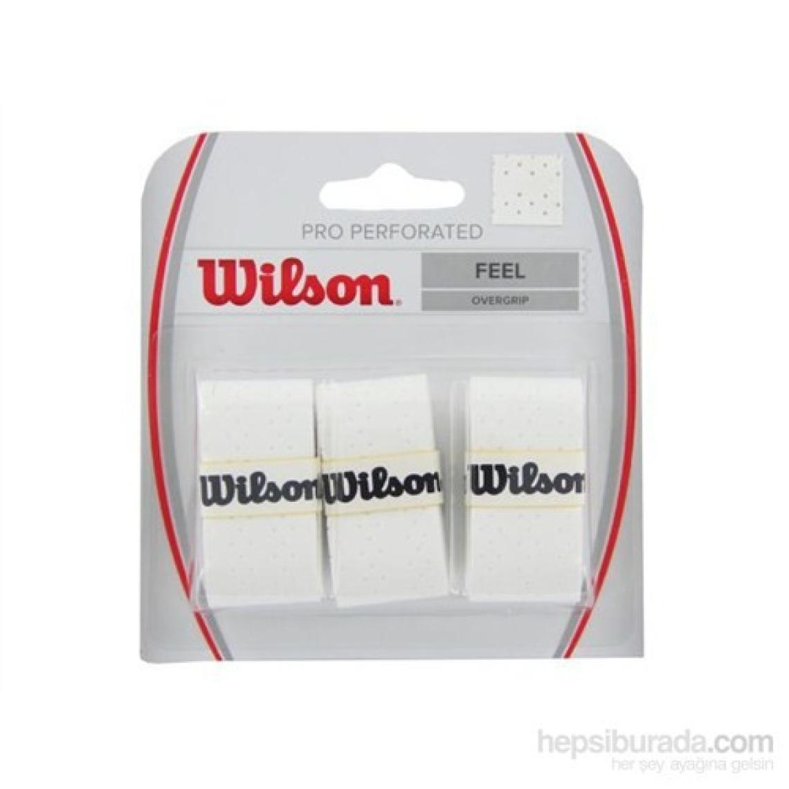 Wilson Pro Overgrip 3'lü Beyaz Perforated ( WRZ4005WH )