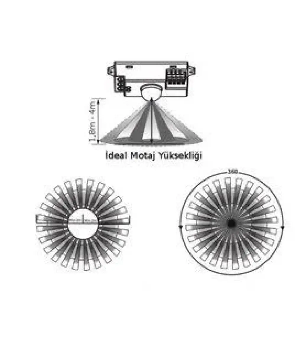 LAMPTIME Radar Hareket Sensörü Rf   510004