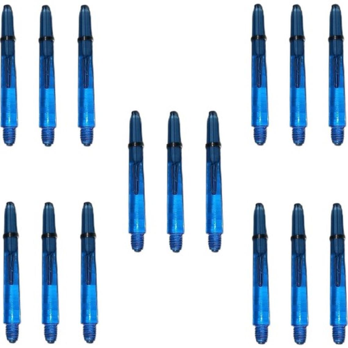 Dartsan 5 Set (15 Adet) 41MM Mavi Polikarbon Şeffaf Dart Shaft-Şaft