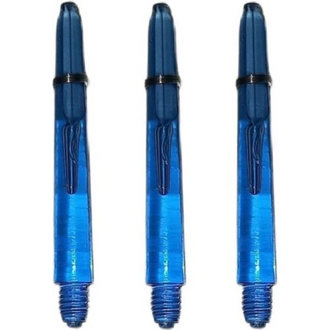 Dartsan 5 Set (15 Adet) 41MM Mavi Polikarbon Şeffaf Dart Shaft-Şaft