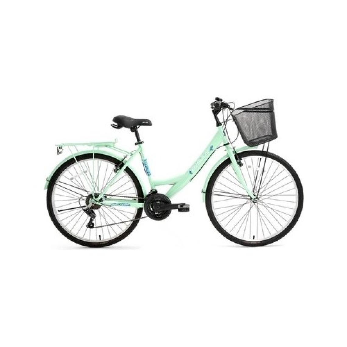 Bisan Lotus-24 Kadro: 34CM 21 Vites 26''  - Bisiklet Mint Yeşil -Beyaz