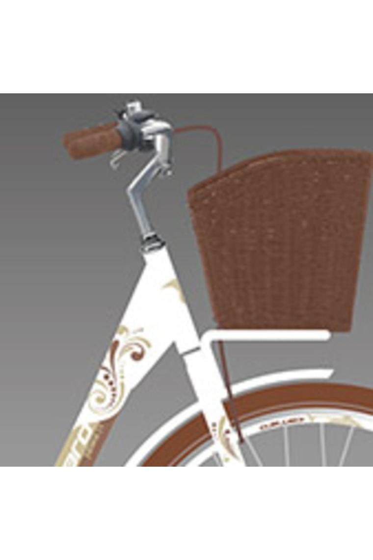 Carraro Juliana 24 Jant 7 Vites V Fren Şehir Bisikleti Beyaz-Bej-Kahverengi 43 cm