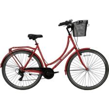 Bisan Paradıse-23 Kadın Şehir Bisikleti 56cm V 28 Jant Kırmızı Gri