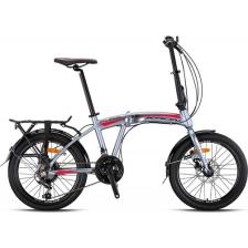 Kron FD2100 20 Jant M.disk Katlanır Bisiklet Füme-Kırmızı