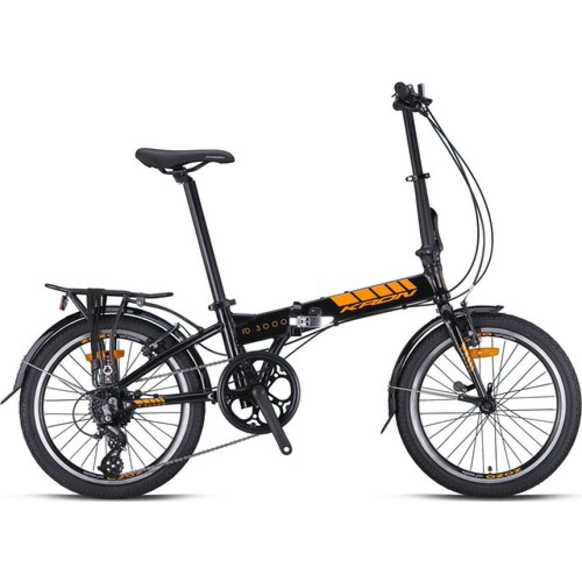 Kron FD3000 20 Jant 8 Vites Katlanır Bisiklet Siyah-Turuncu