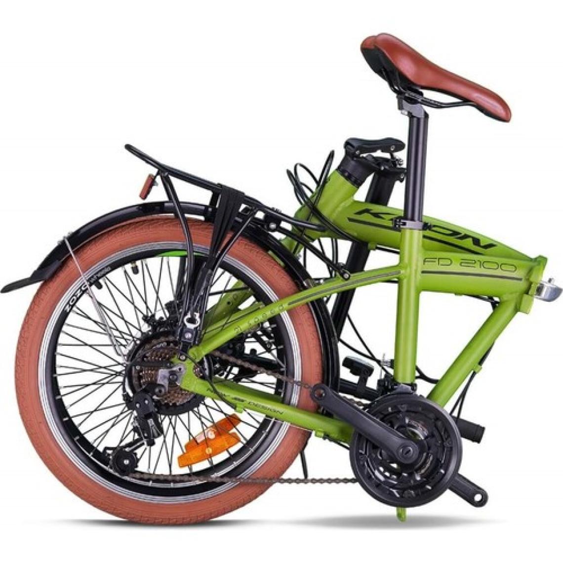 Kron Fd 2100 20 Mtb 21 Vites Mdisc Mat Haki Siyah
