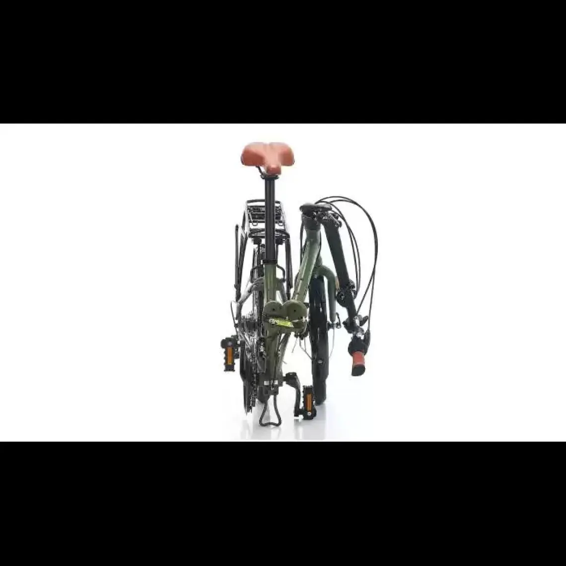 Carraro Flexi 121D 350H 20" 21-V Md Mat Haki-Yeşil-Siyah Katlanır Bisiklet