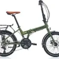 Carraro Flexi 121D 350H 20" 21-V Md Mat Haki-Yeşil-Siyah Katlanır Bisiklet