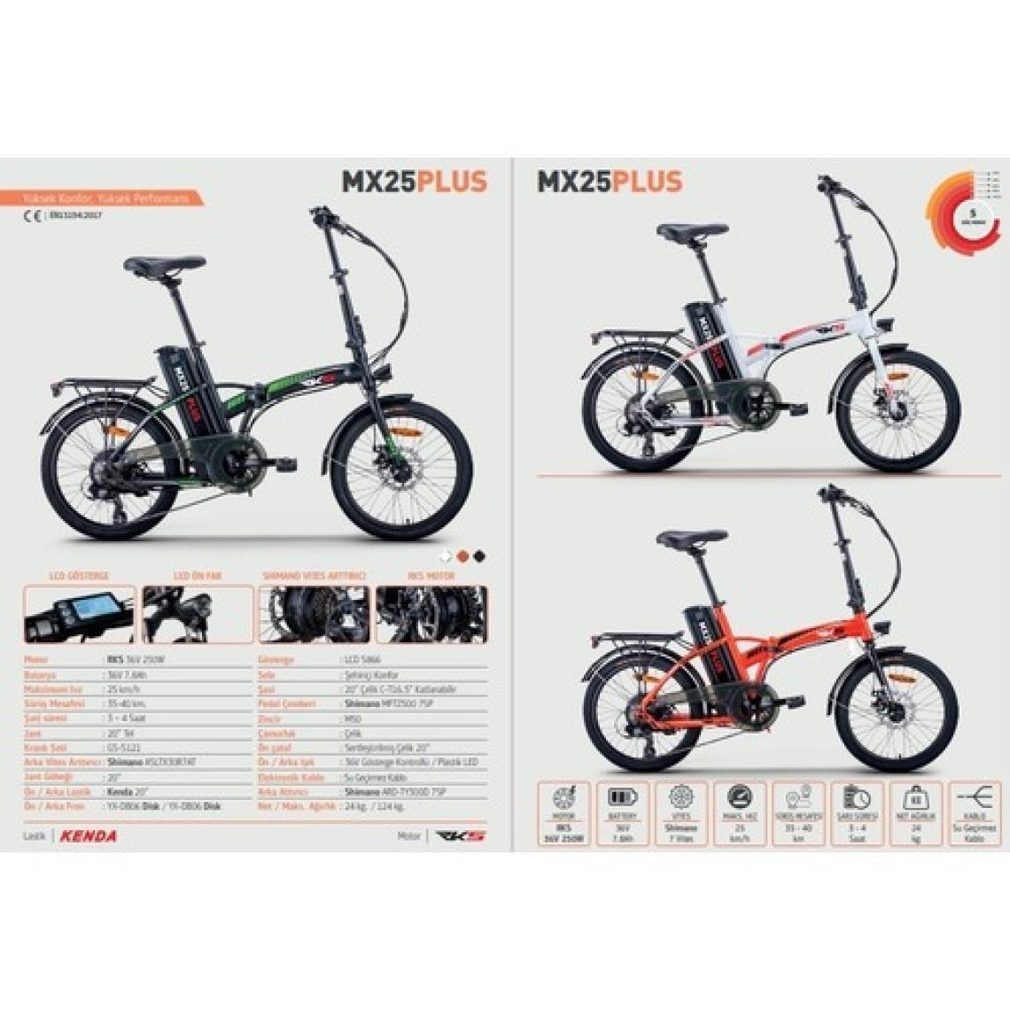 Rks MX25 Plus Elektrikli Bisiklet - Siyah
