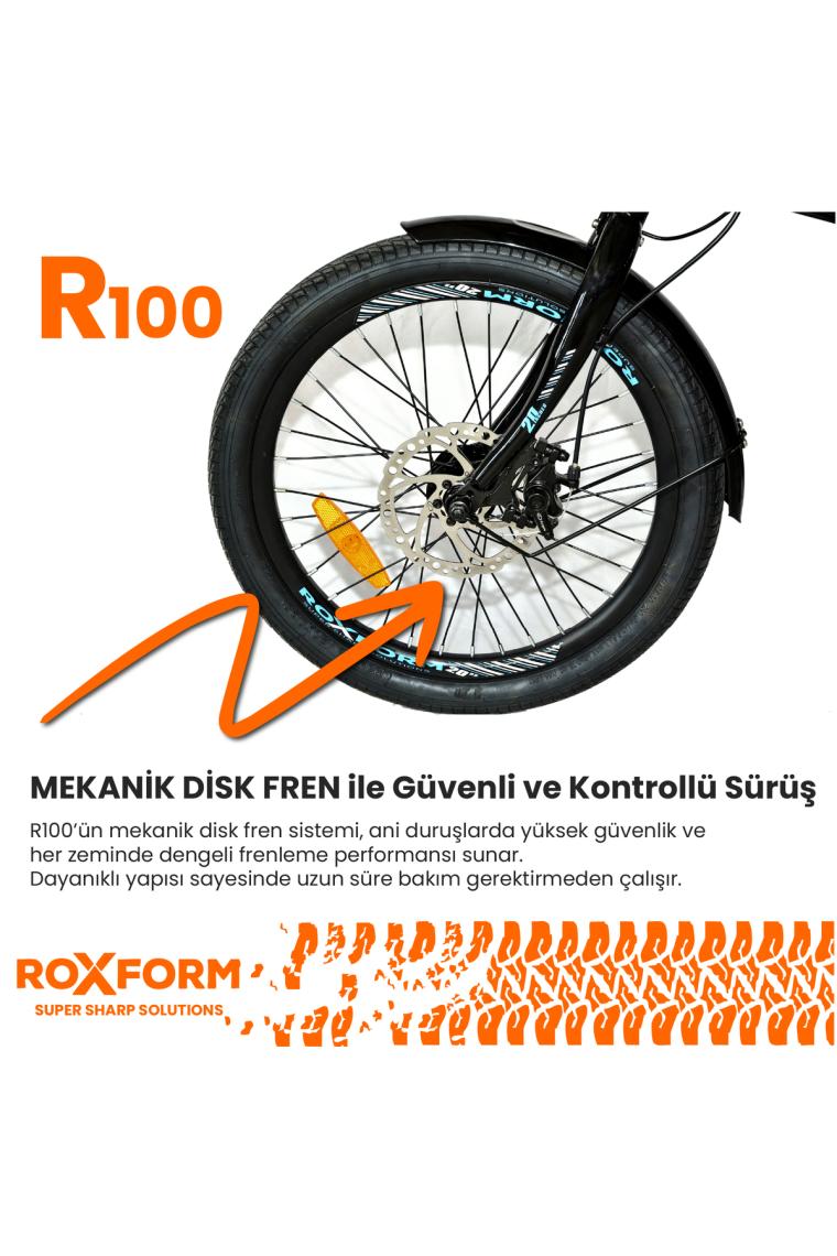 Roxform R-100 Elektrikli Katlanabilir Bisiklet 20 Inç Şehir Bisikleti