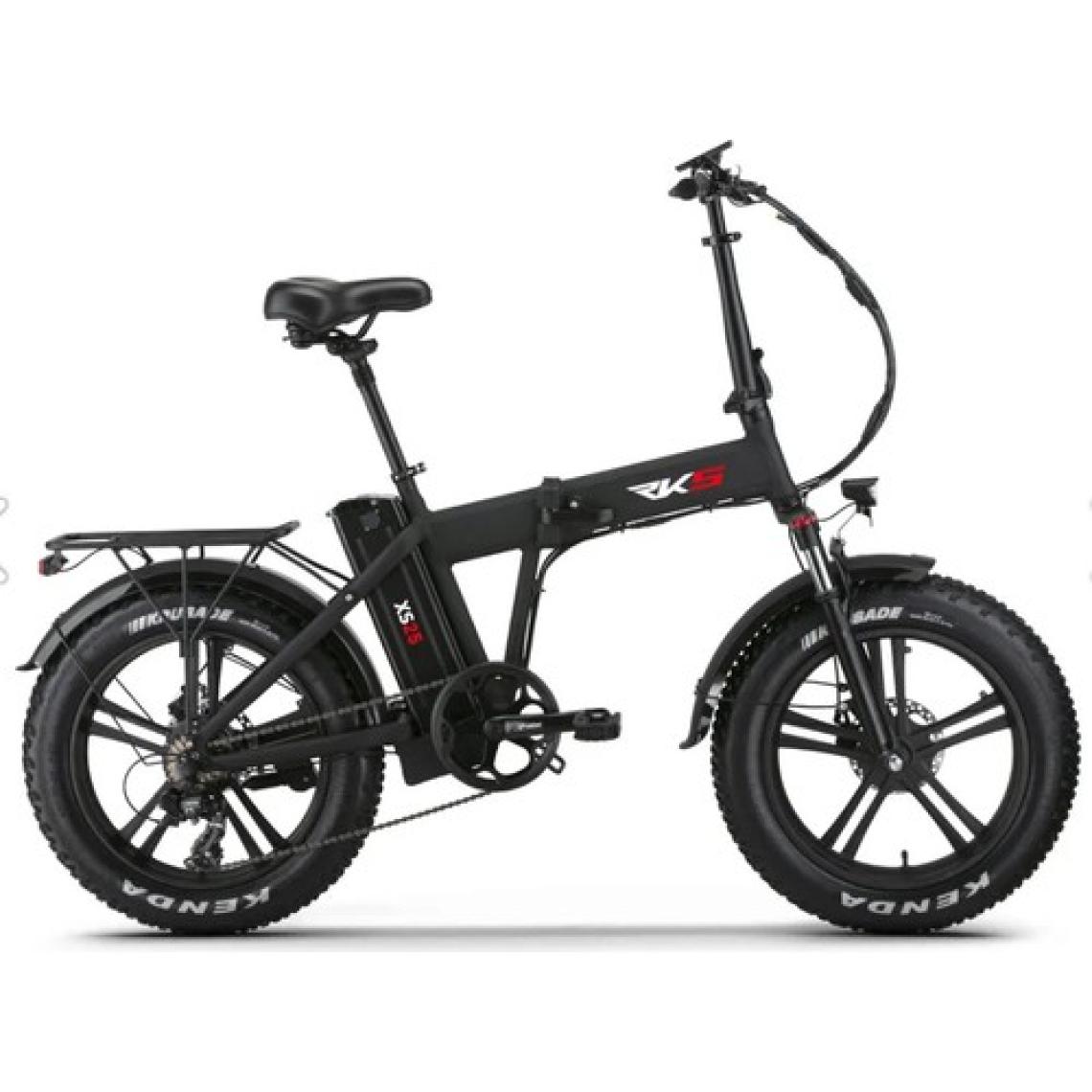 RKS XS25 Katlanabilir Elektrikli Bisiklet Siyah