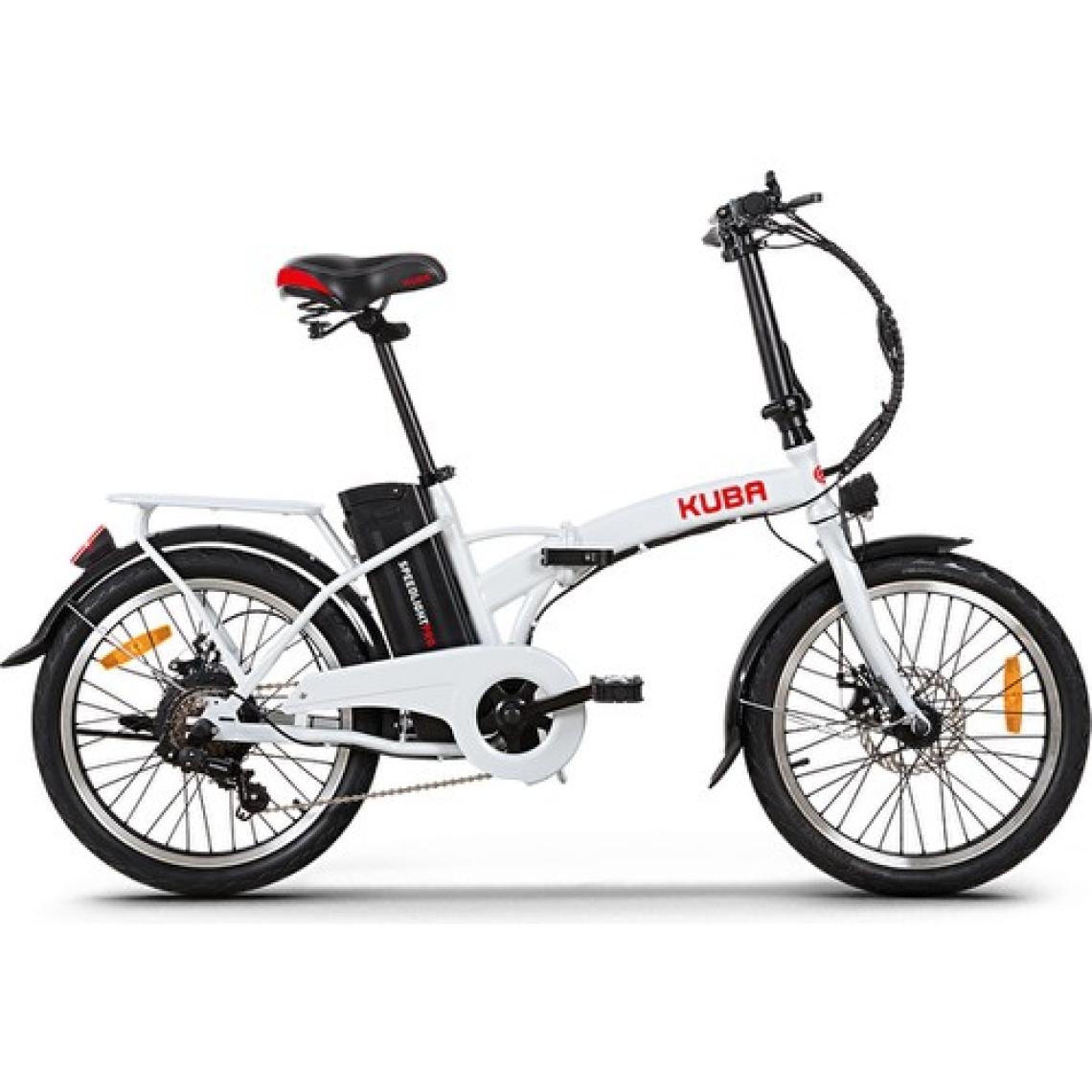 Kuba Speedlight Pro Elekrtikli Katlanabilir Bisiklet Beyaz