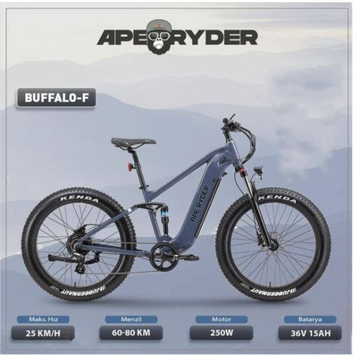 Ape Ryder  Buffalo-F Orta Süspansiyonlu Elektrikli Bisiklet
