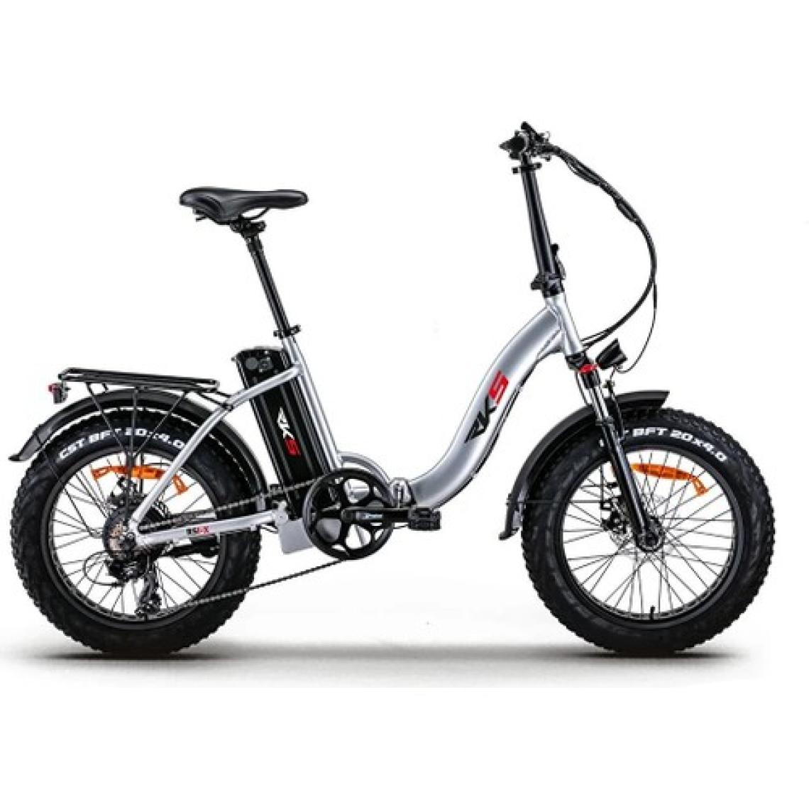 Rks Rsı x Pro Elektrikli Katlanır Bisiklet Gri