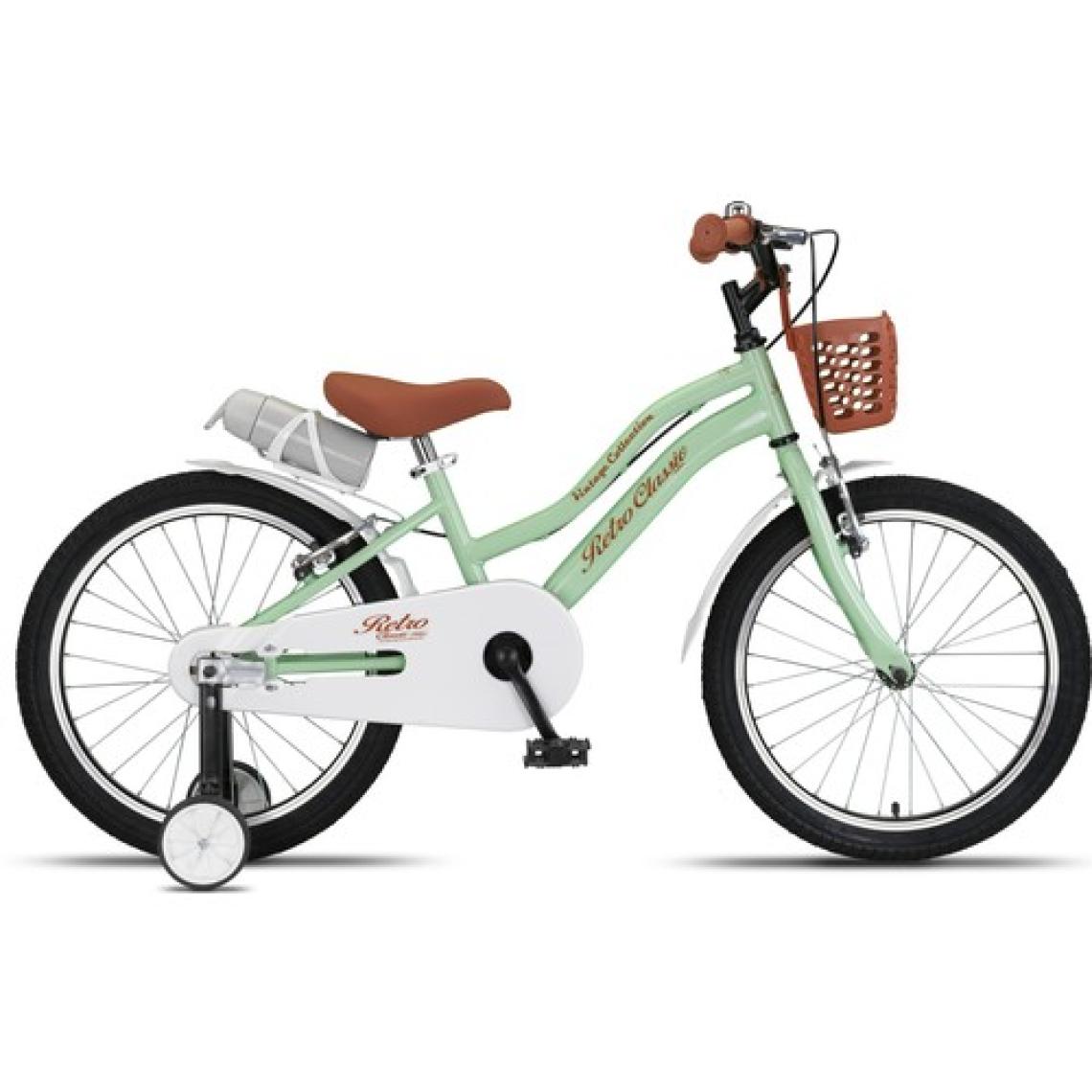 Trendbisiklet Retro Classic 20 Jant 6-9 Yaş Mint Yeşili-Kahve Renkli, Çocuk Bisikleti